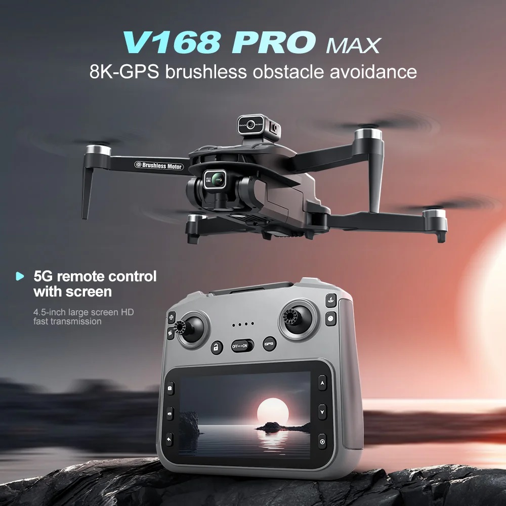Drone GPS V168 MAX 2026 Profes - Jjrc Drone X12 avis et prix